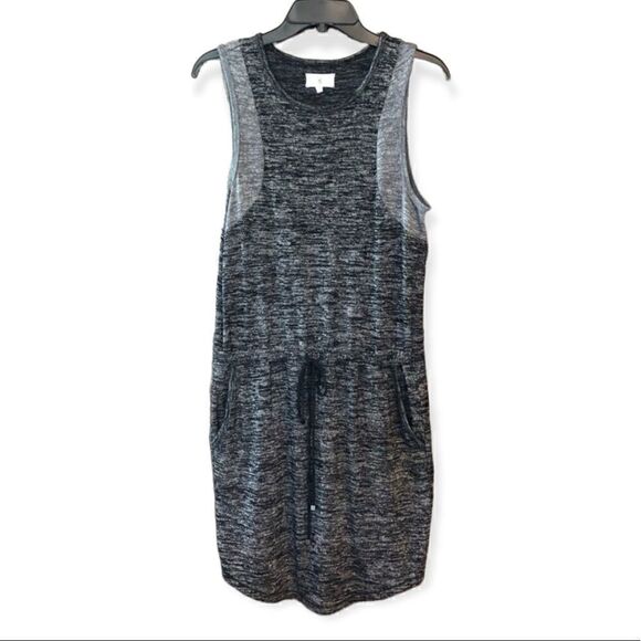 Lou & Grey S Gray Sleeveless Tank SignatureSoft Side Pockets Casual Dress - Picture 1 of 6